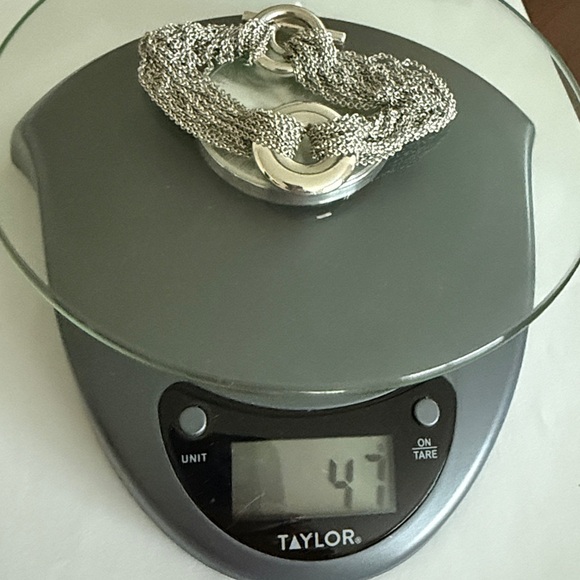 🩵8 1/2” Tiffany & Co. Somerset Mesh Toggle Bracelet Multi Strand - Picture 6 of 7